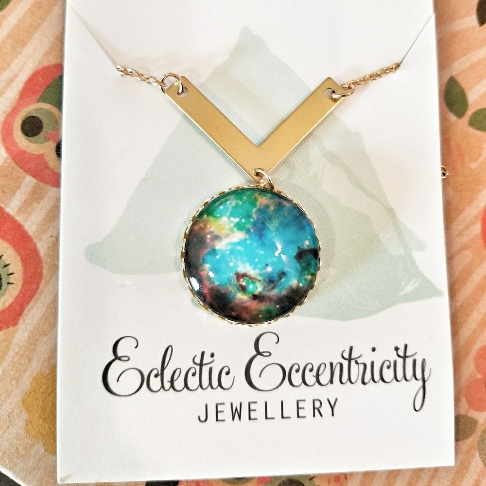 MODCLOTH Space Nebula Necklace